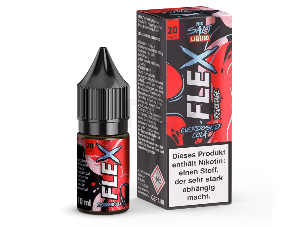Revoltage - Flex - Nikotinsalzliquid - 10ml - Cola - 20mg Revoltage - Flex - Nikotinsalzliquid - 10ml - Cola - 20mg