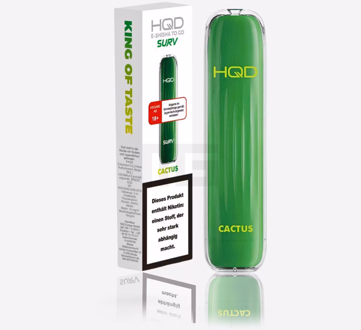 HQD - SURV - Einweg E-Zigarette - Cactus - 20mg HQD - SURV - Einweg E-Zigarette - Cactus - 20mg