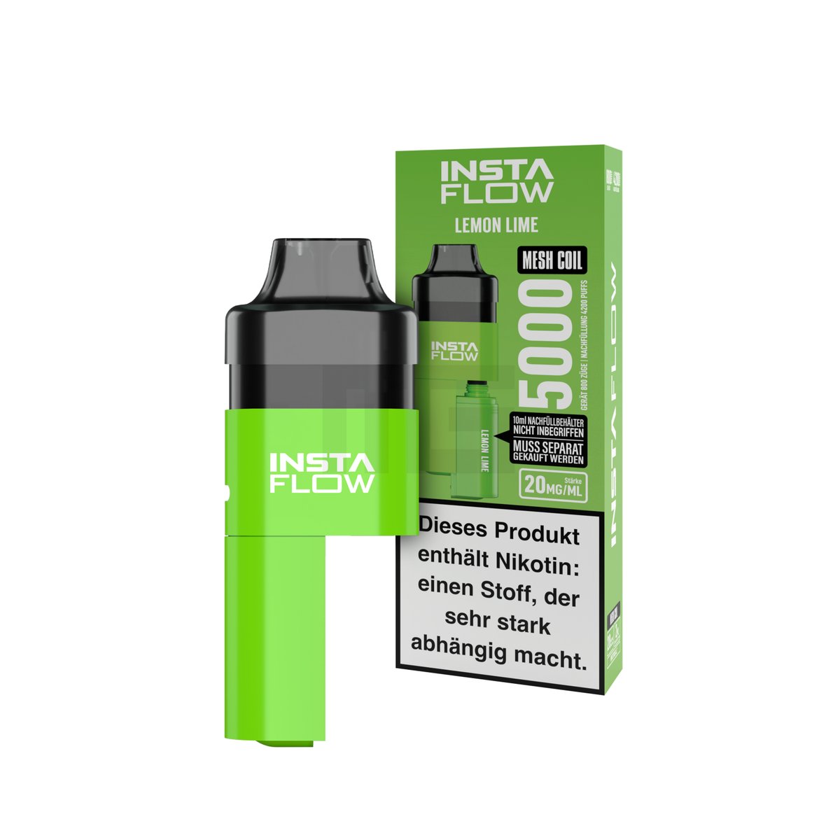 INSTAFLOW 5000 - E-Zigarette - Lemon Lime - 2ml - 20mg - CP