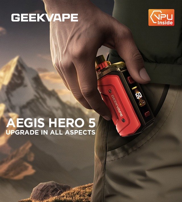 GeekVape - Aegis Hero 5 - Pod Kit - Racing Green