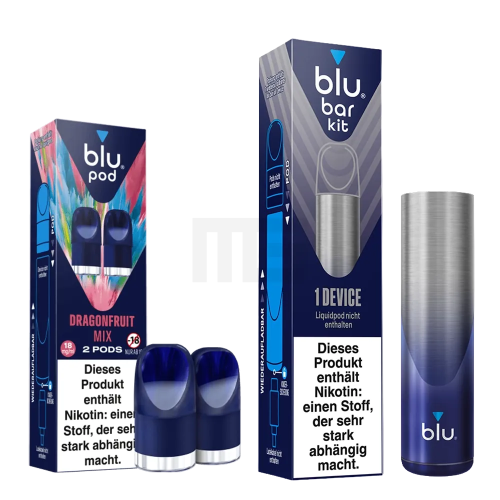 Blu - Starter Kit - Basisgerät + Prefilled Pods