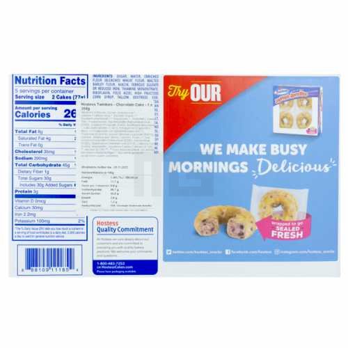 hostess-chocolate-cake-twinkies-back Hostess Twinkies - Chocolate Cake - 10er Pack - 385g