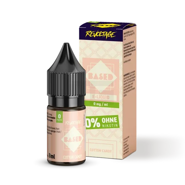 Revoltage - BASED - Nikotinsalz-Liquid - Cotton Candy - 8ml - 0mg Revoltage - BASED - Nikotinsalz-Liquid - Cotton Candy - 8ml - 0mg