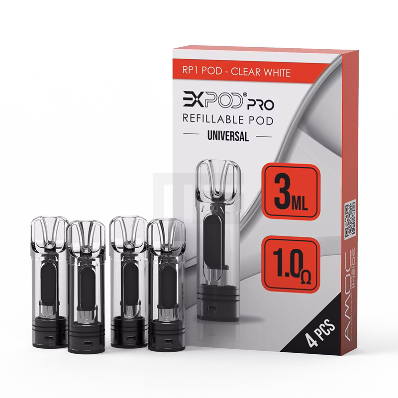 Expod Pro - RP1 Leerpod - Clear White - 4 Stück