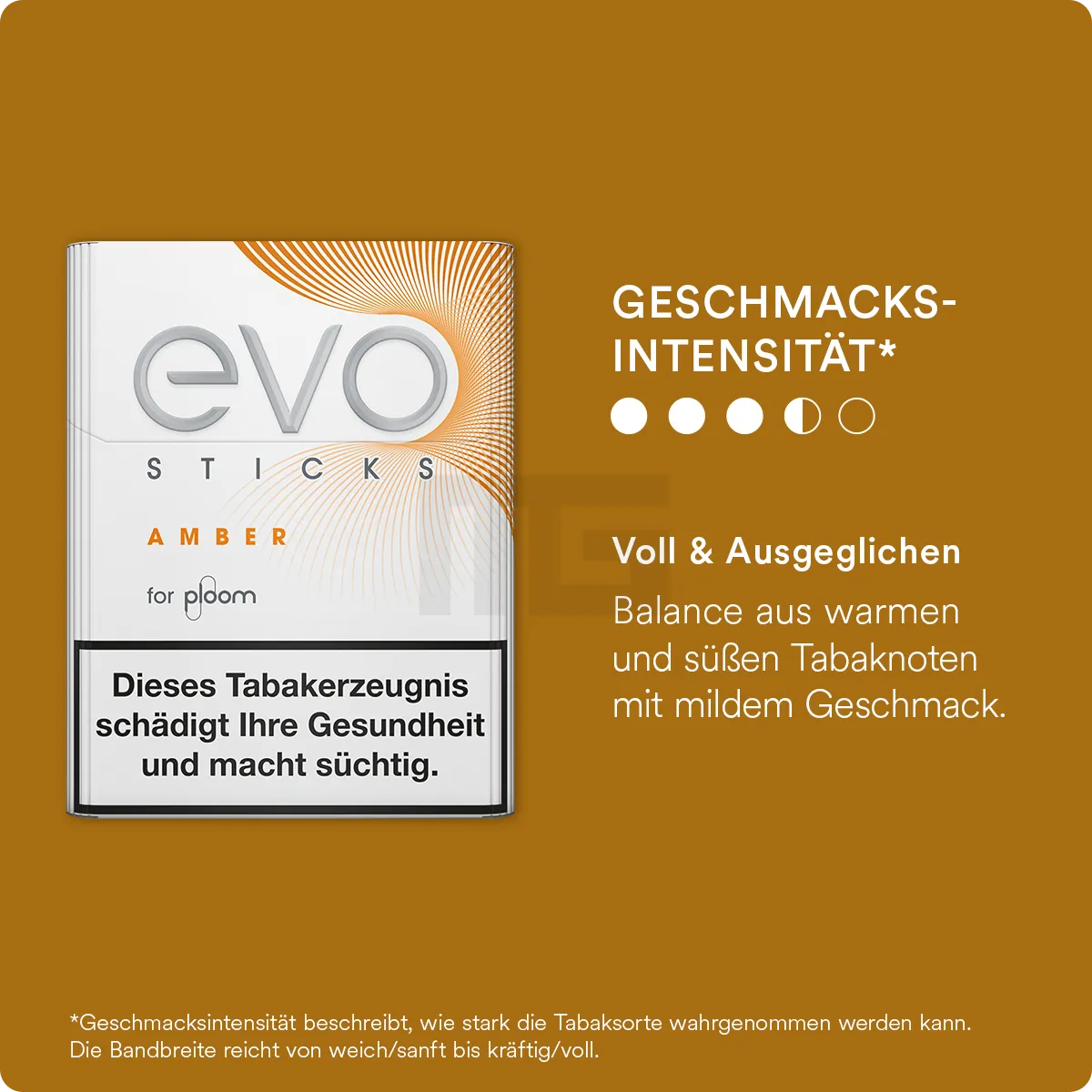 Ploom - EVO - Tabaksticks - Amber