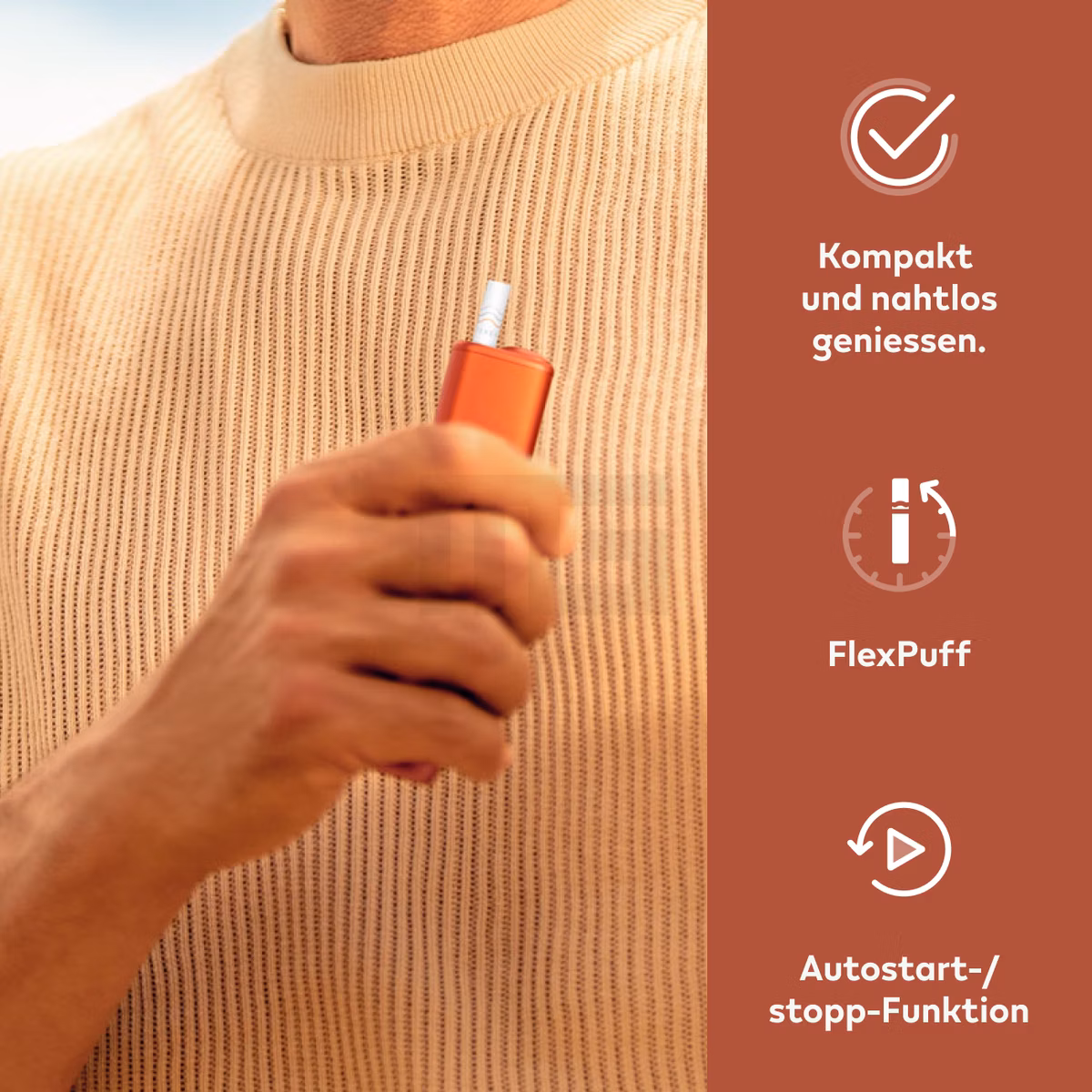IQOS - ILUMA i ONE - Kit - Vivid Terracotta