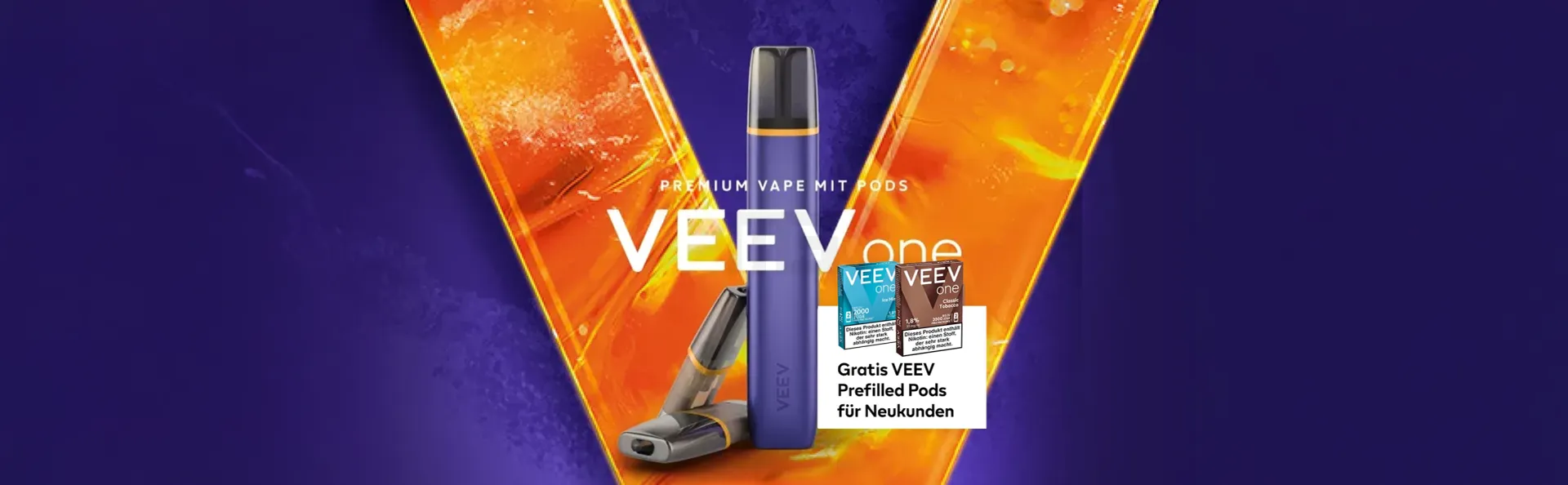 VEEV ONE registrieren & Gratis Pods sichern